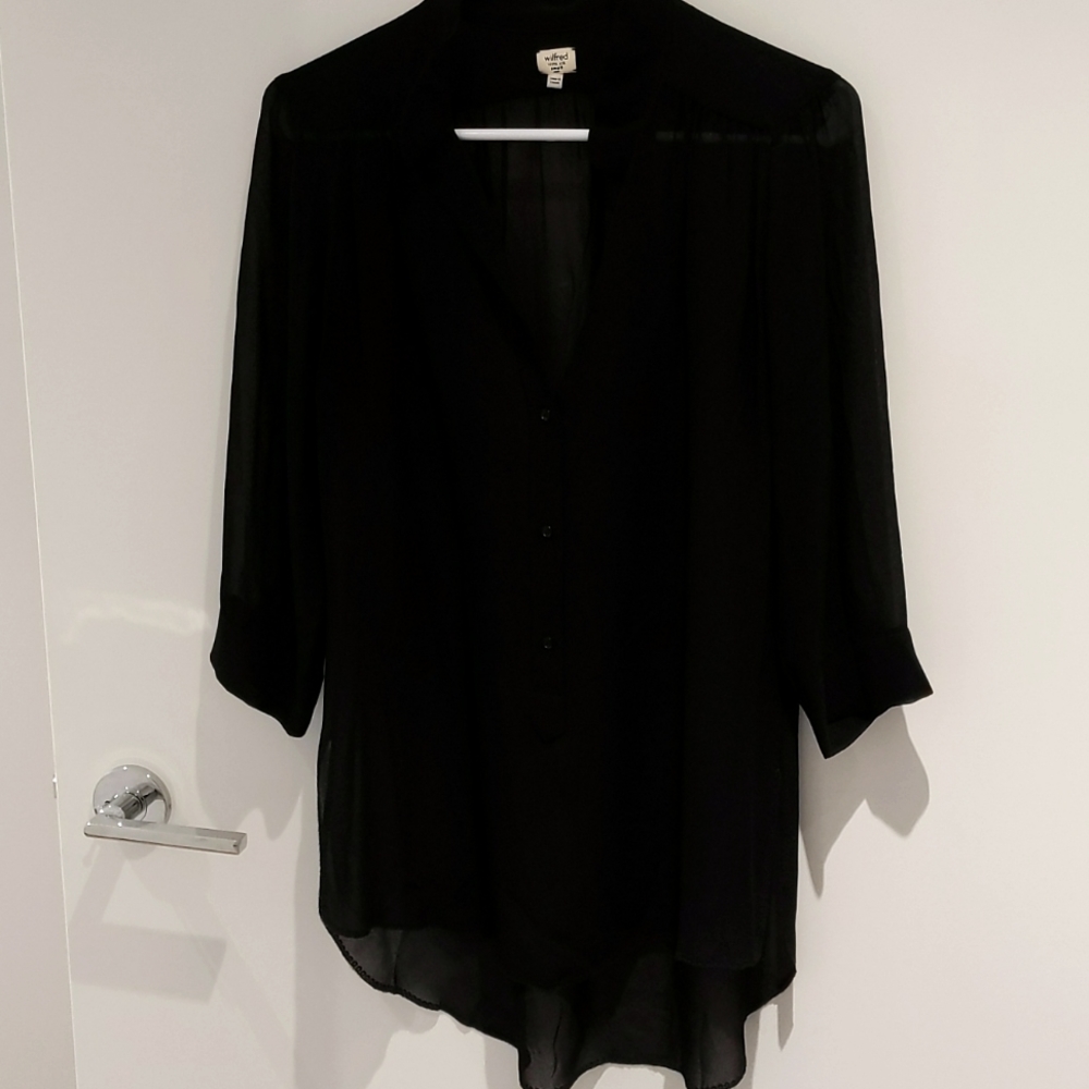 NWOT Wilfred small silk blouse